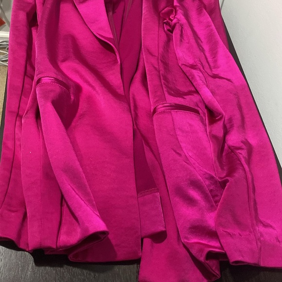 Brand new satin pink blazer INC concepts macys - Picture 2 of 4